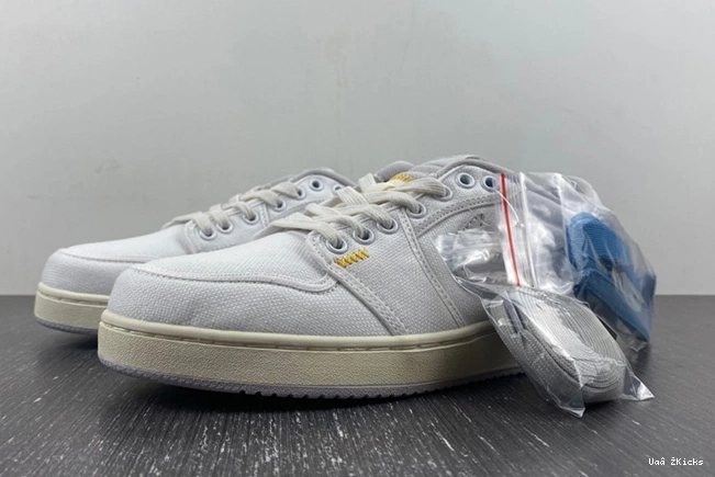 AJKO SP Union Efficient Low  7168 1 DO8912- Retro 108 White Canvas Jordan 0701